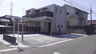 駐車場　カーポート工事 アイキャッチ画像