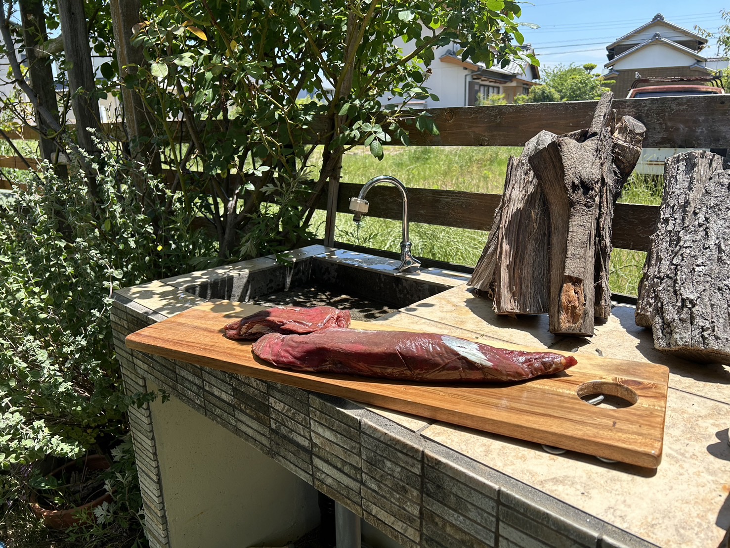 お庭で直ぐにBBQ アイキャッチ画像